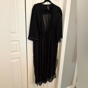Ashley Graham Sleepwear Slip Coat